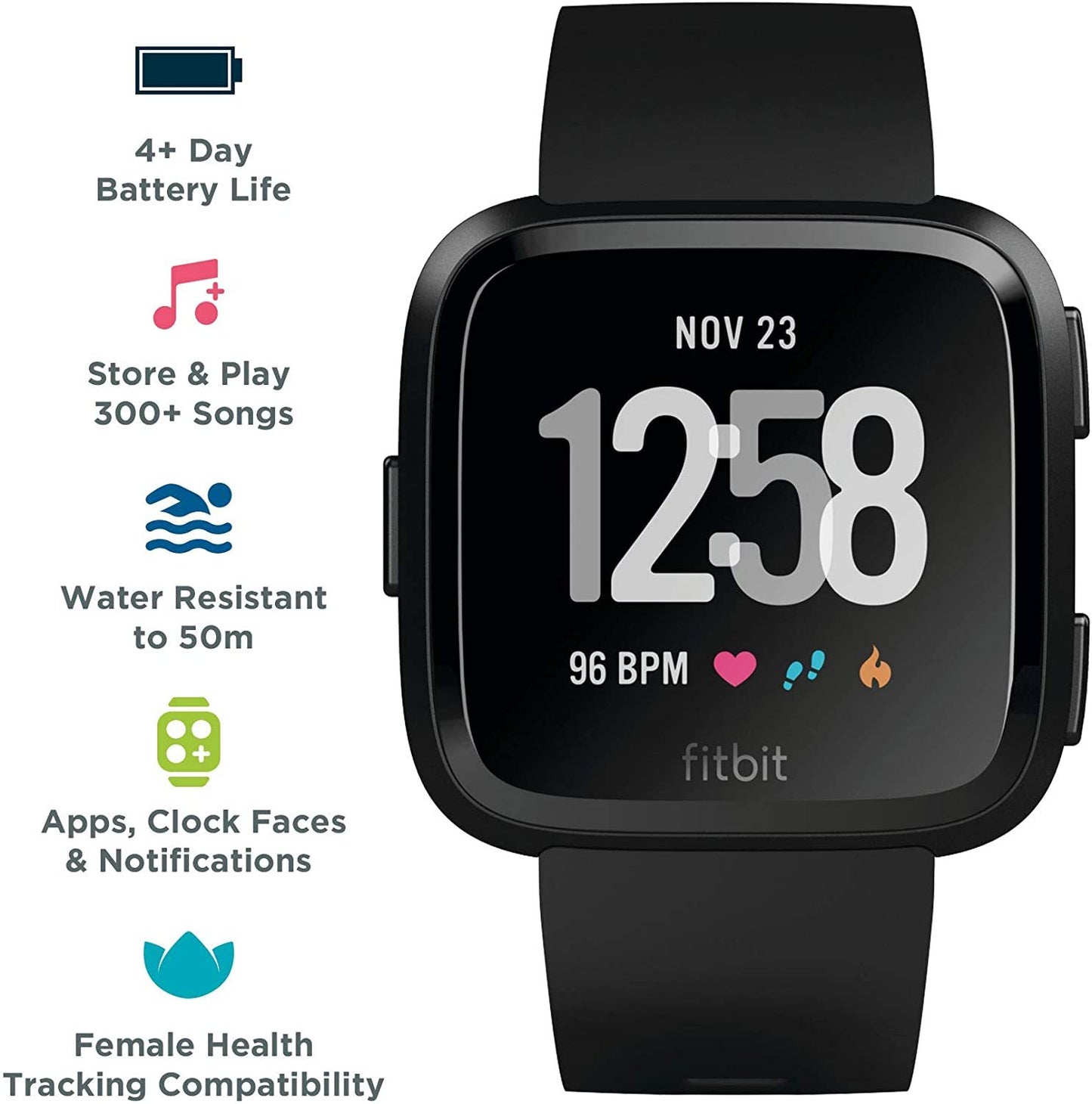 Heart Rate Monitoring Sleep Waterproof Smart Watch