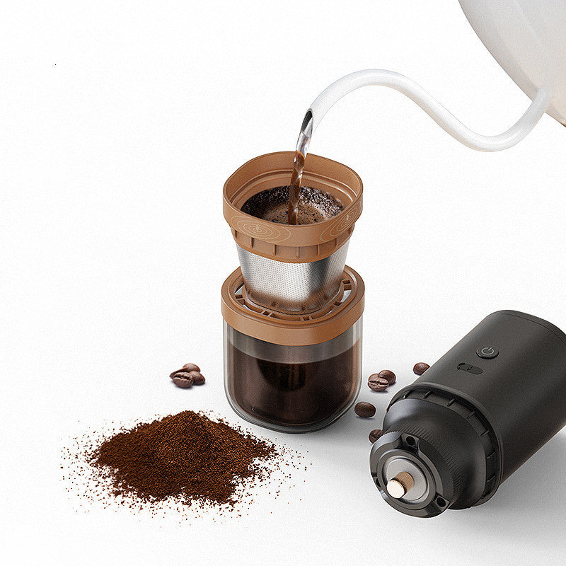 Portable Outdoor Grinding And Brewing Integrated Coffee Machine