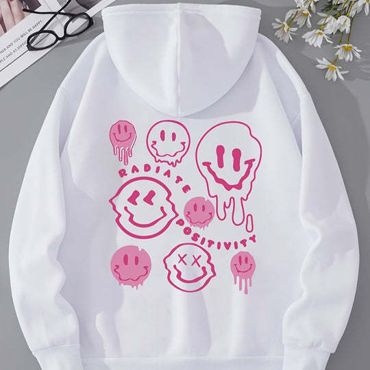 Women's Letter Print Casual Long-sleeved Hoodie