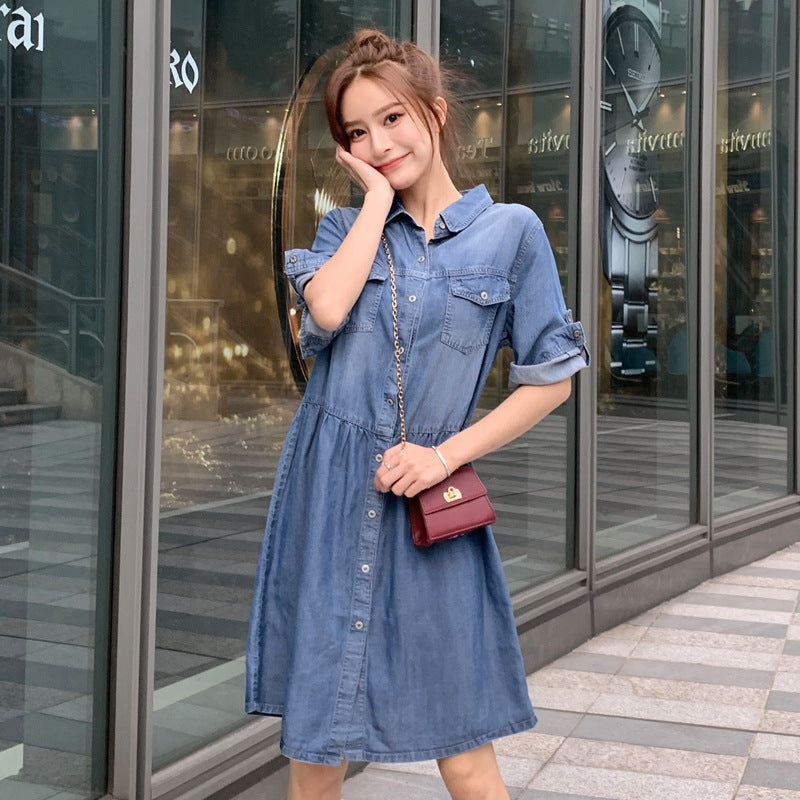 denim dress