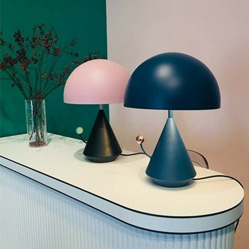 Mushroom Table Lamp Iron Macaron