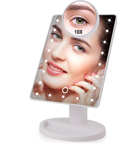 22 LED Light Touch Screen Makeup Mirror