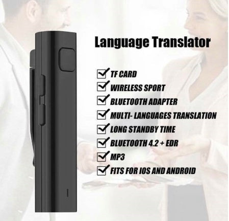 Smart Instant Voice Translator Mini Bluetooth Real Time Translation 26 Language Automatic Speech Travel Translato