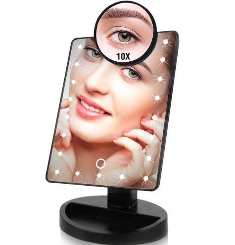 22 LED Light Touch Screen Makeup Mirror