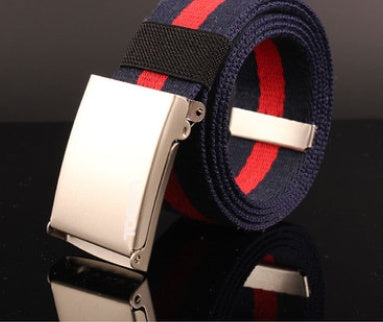 DOAKILV factory direct supply of young students color belt Korean fashion candy colored canvas belt