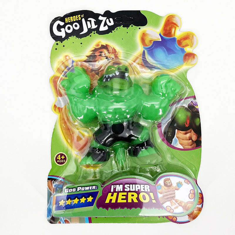 Plastic animal hero relief toys