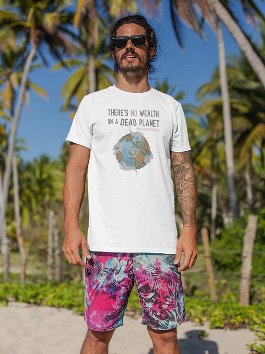 No Wealth On A Dead Planet T-shirt -SmartPrintsInk Designs