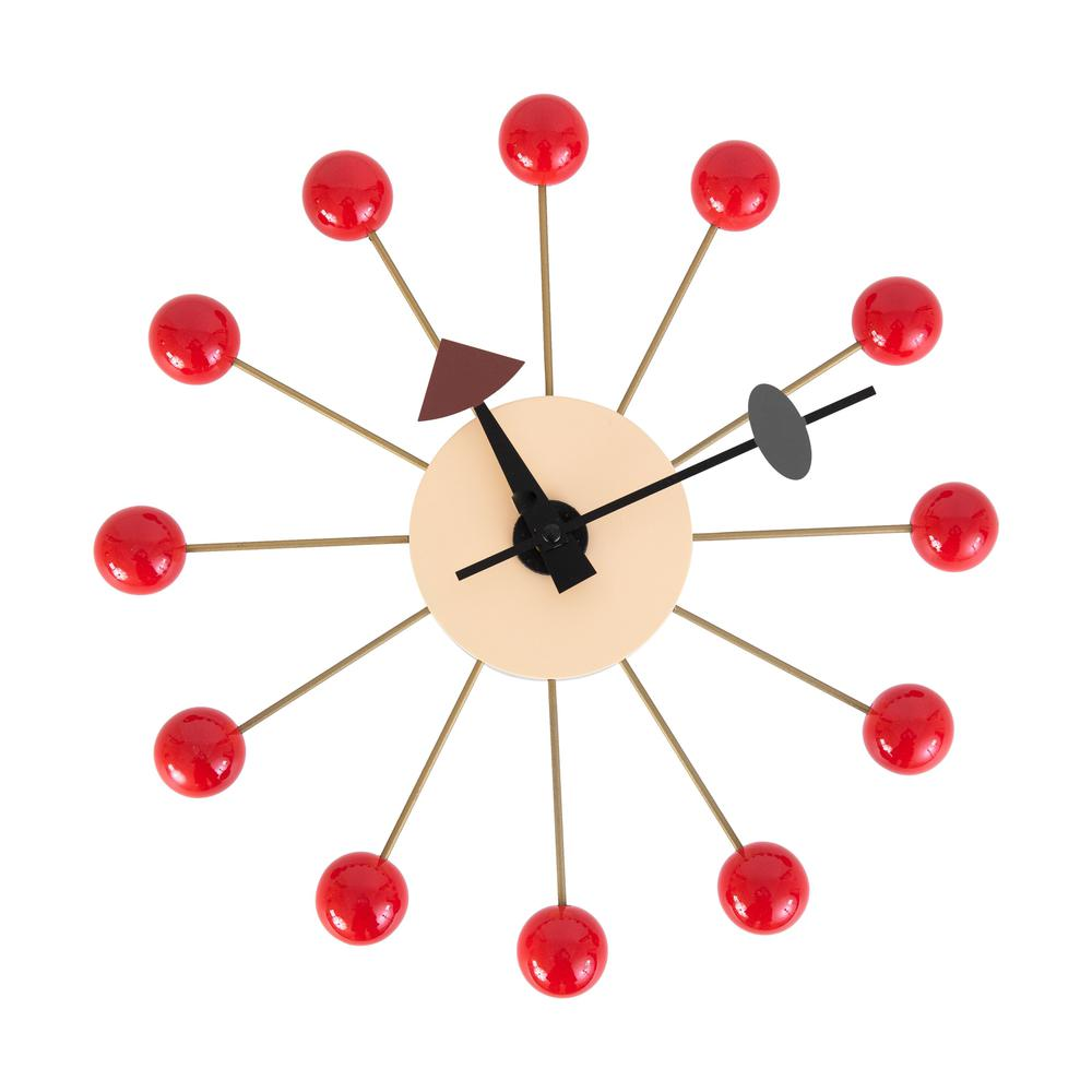 Concordia Modern Design Round Colorful Balls Silent Non-Ticking Wall Clock