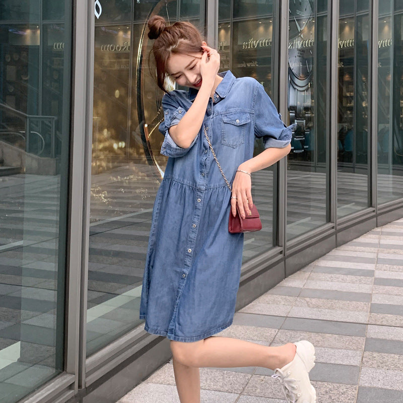 denim dress