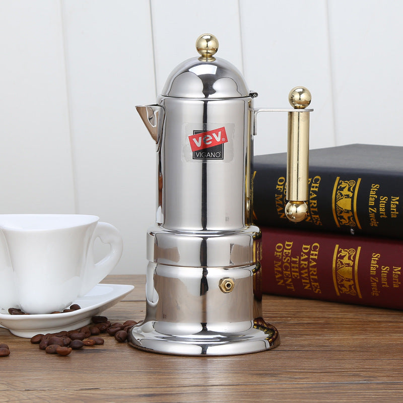 European Style 304 Stainless Steel Coffee Pot