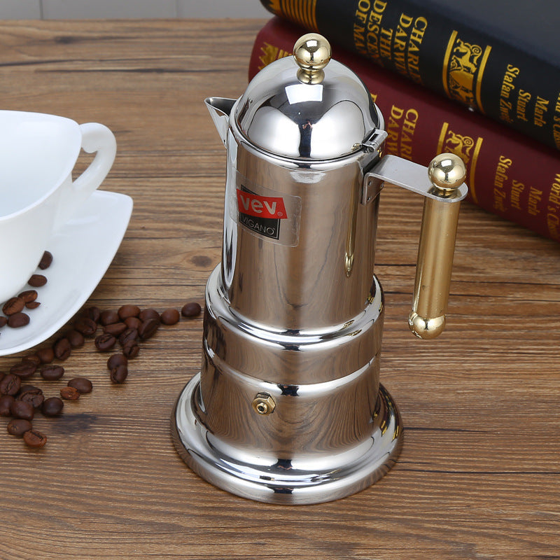 European Style 304 Stainless Steel Coffee Pot