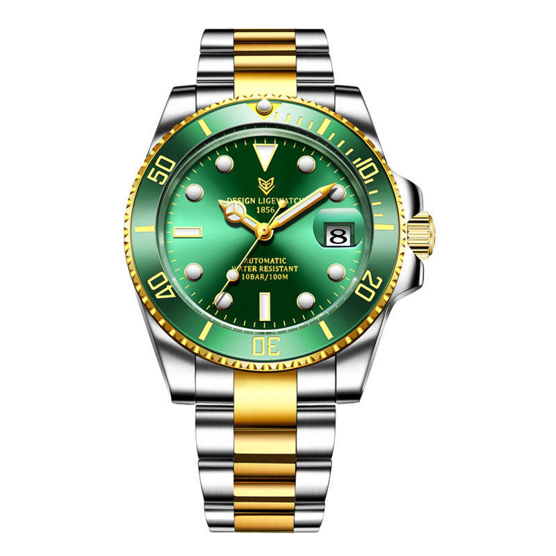 Classic Business Mechanical Watch 100m Waterproof Watch