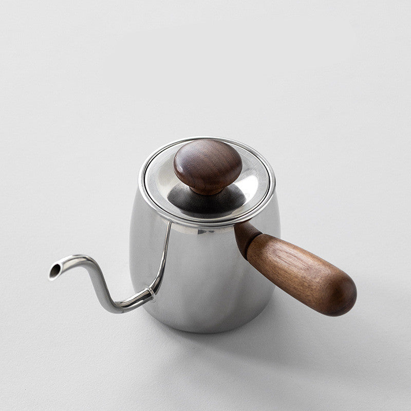 Coffee Powder Brewing Pot With Stainless Steel Strainer And Lug