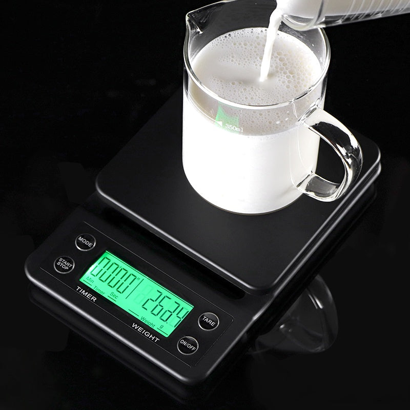 Hand made coffee scale