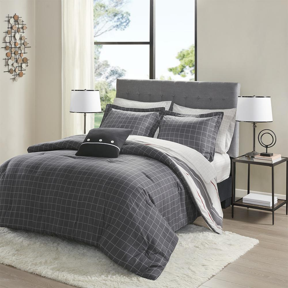 8 Piece Comforter Set with Bed Sheets