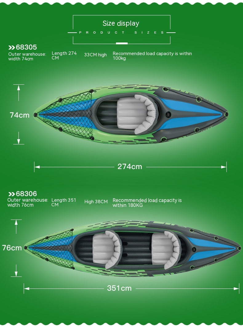 Creative Inflatable Two Person Kayak