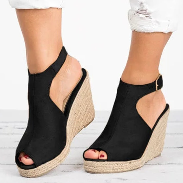 Fashion Women Platform Sandals Peep Toe Spartan Sandals Women Summer Wedges High Heel Shoes