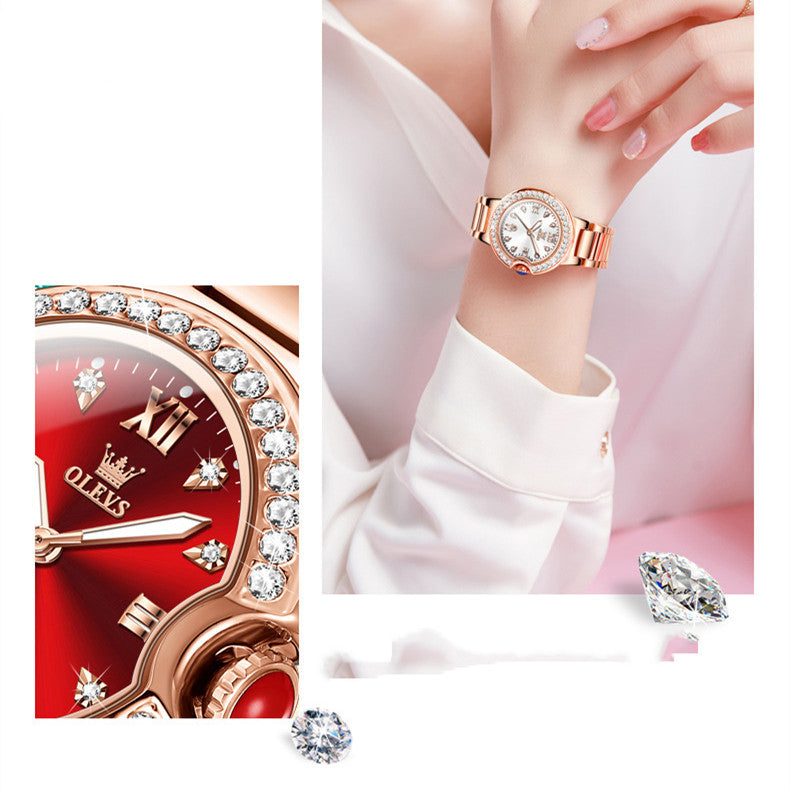 Reloj impermeable para mujer.