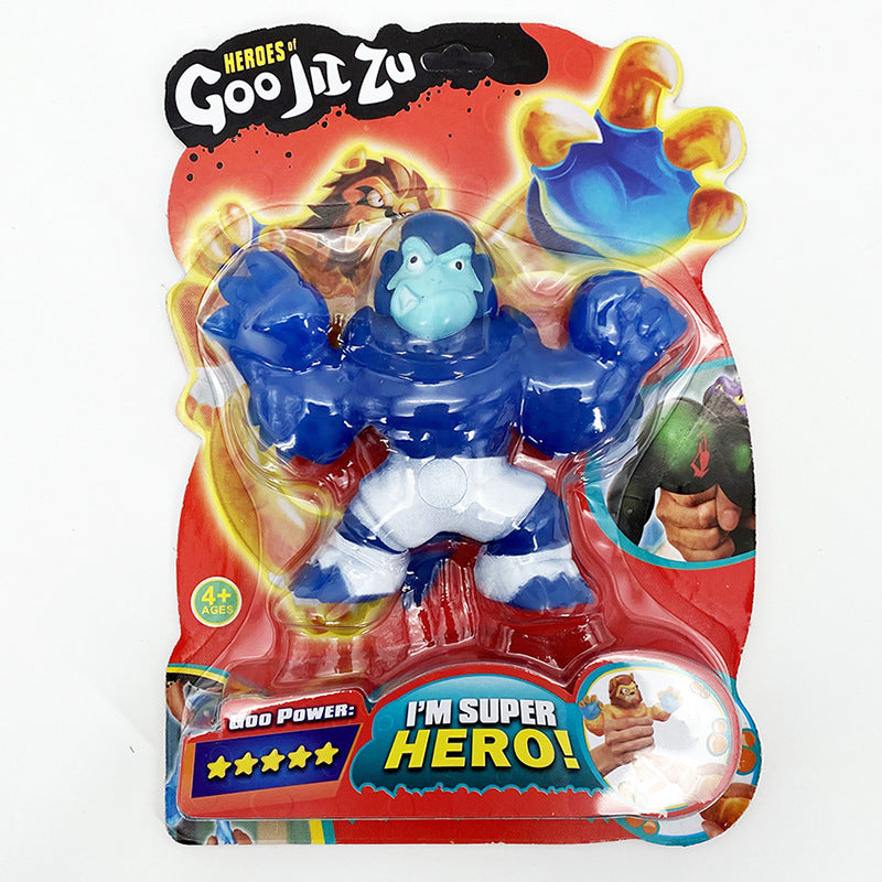 Plastic animal hero relief toys