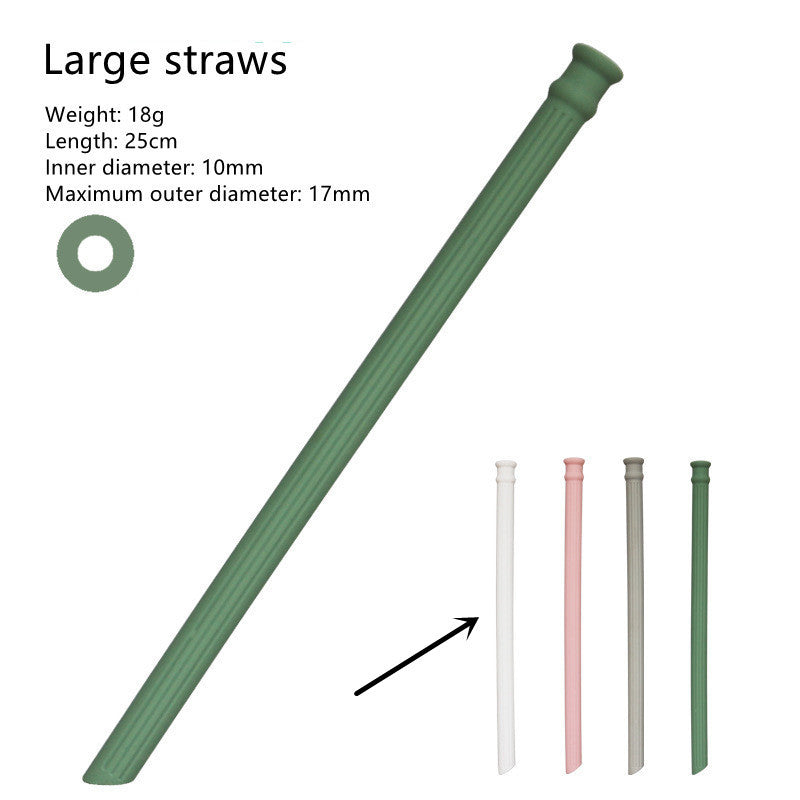 Silicone Straws Can Be Folded And Recycled Odorless Material Food Grade