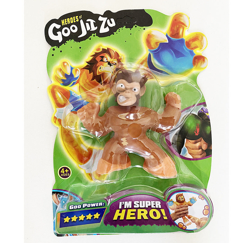 Plastic animal hero relief toys