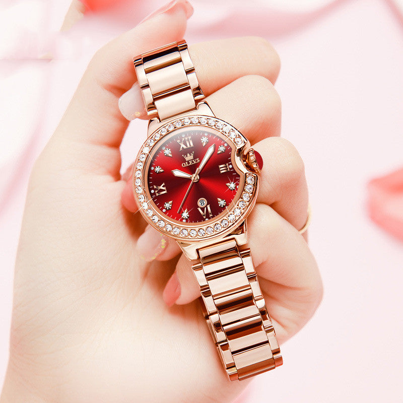 Reloj impermeable para mujer.