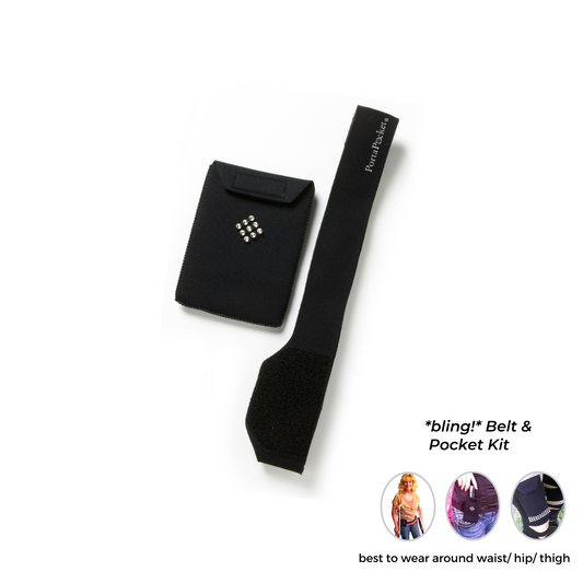 Belt & Pocket Kit ~ handsfree cellphone holder & ideal for passports too!