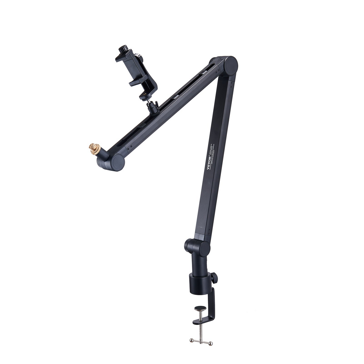 VEVOR Microphone Boom Arm with Desk Mount, 360° Rotatable, Adjustable Mic Stand with 3/8" to 5/8" Adapter Port, for Recording Blue Yeti Hyperx Quadcast Blue Snowball Shure SM7B Audio Technica