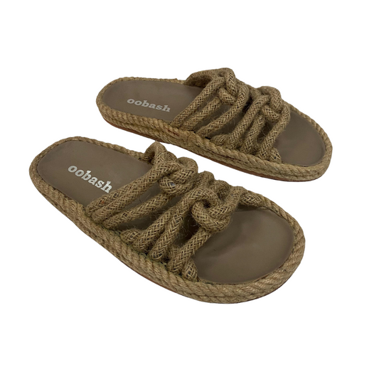 Rope footbed sandal Natural