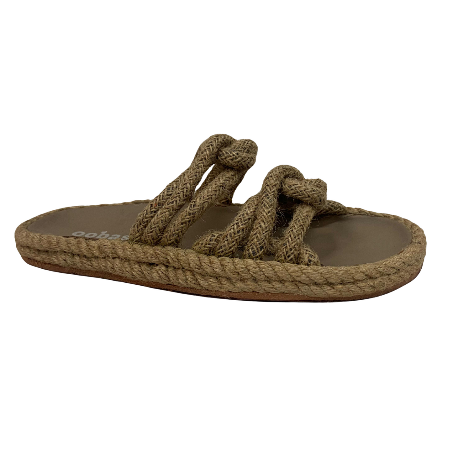 Rope footbed sandal Natural