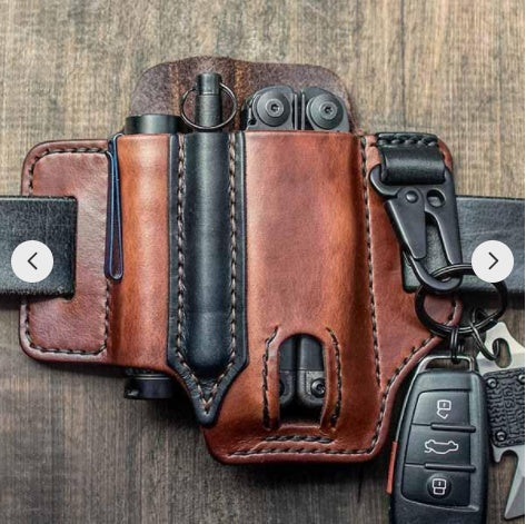 Tool storage leather case