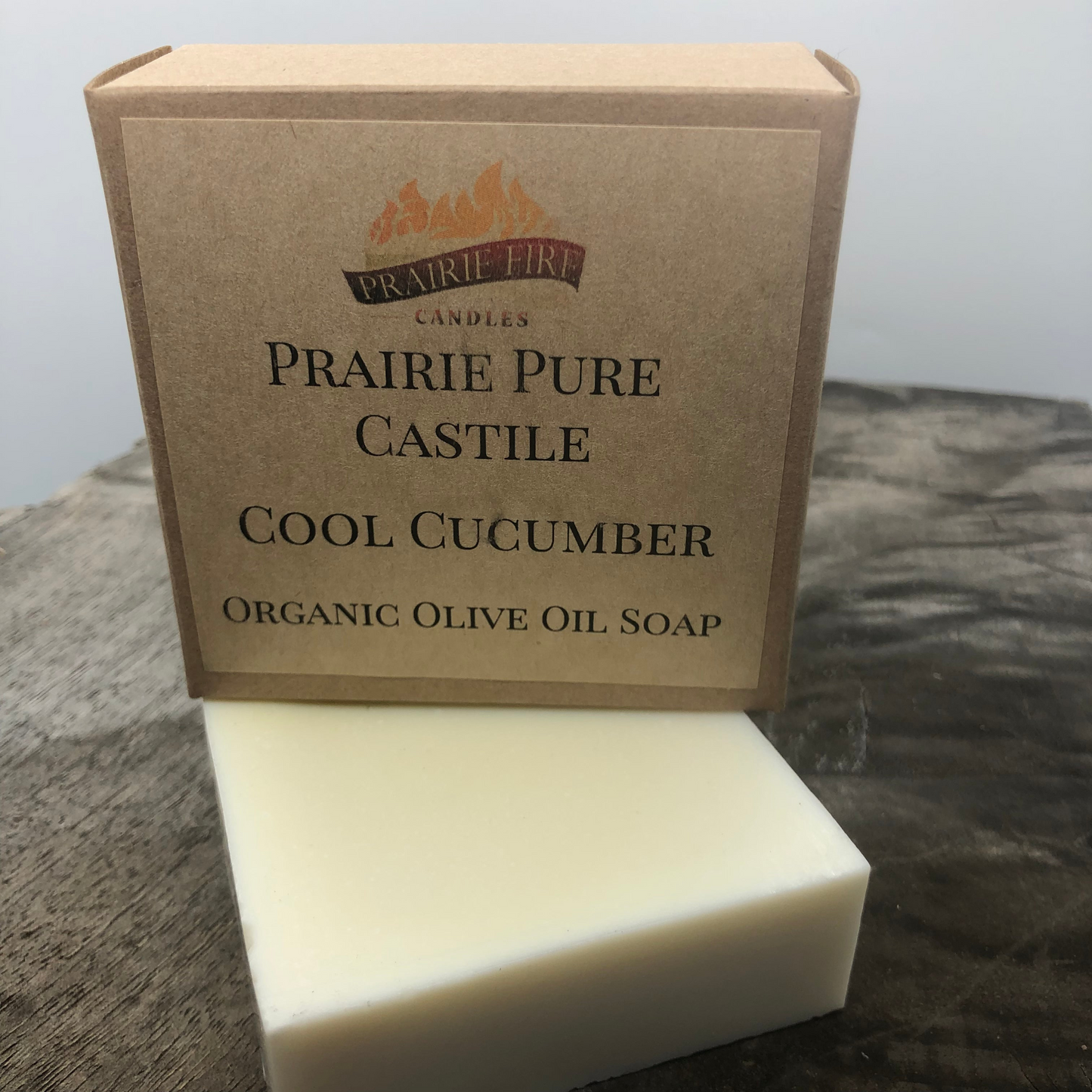 Cool Cucumber Real Castile Organic Olive Oil Soap for Sensitive Skin - Dye Free - 100% Certified Organic Extra Virgin Olive Oil