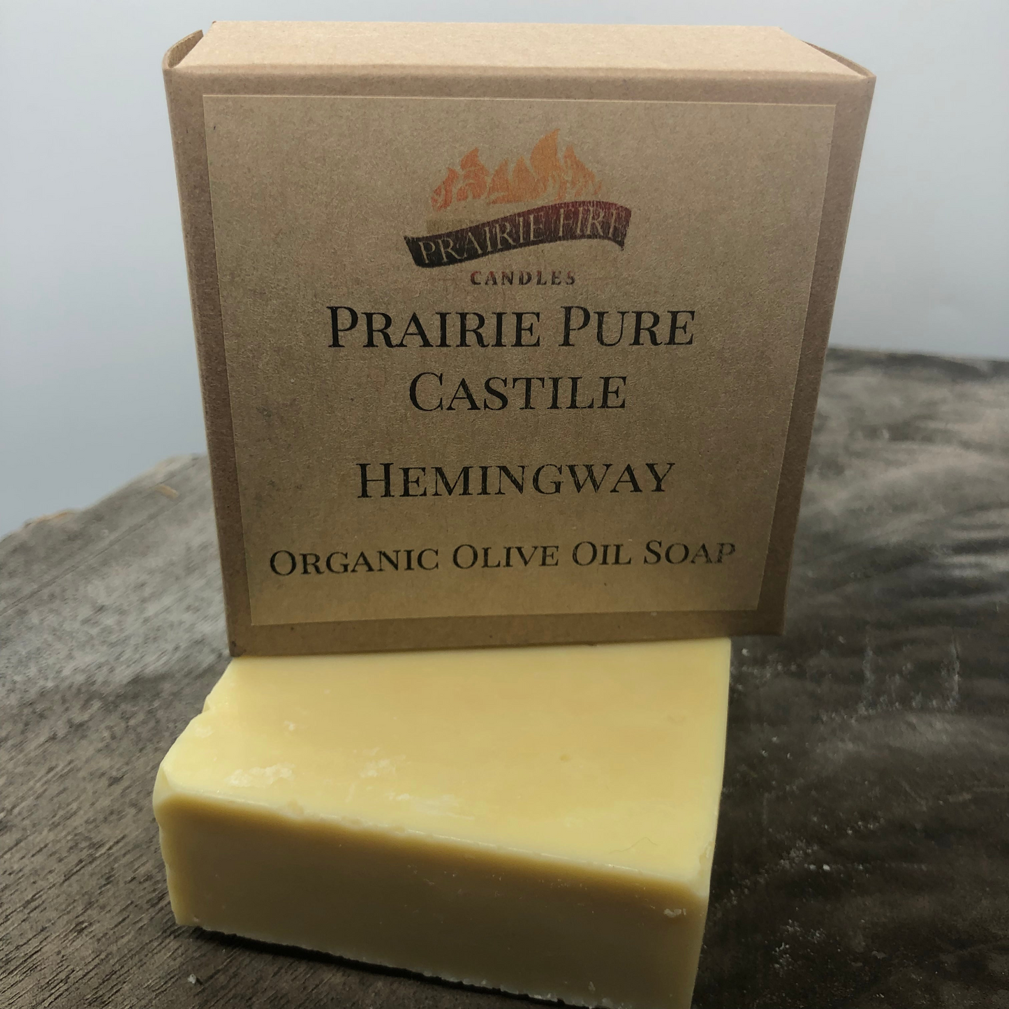 Hemingway Real Castile Organic Olive Oil Soap for Sensitive Skin - Dye Free - 100% Certified Organic Extra Virgin Olive Oil