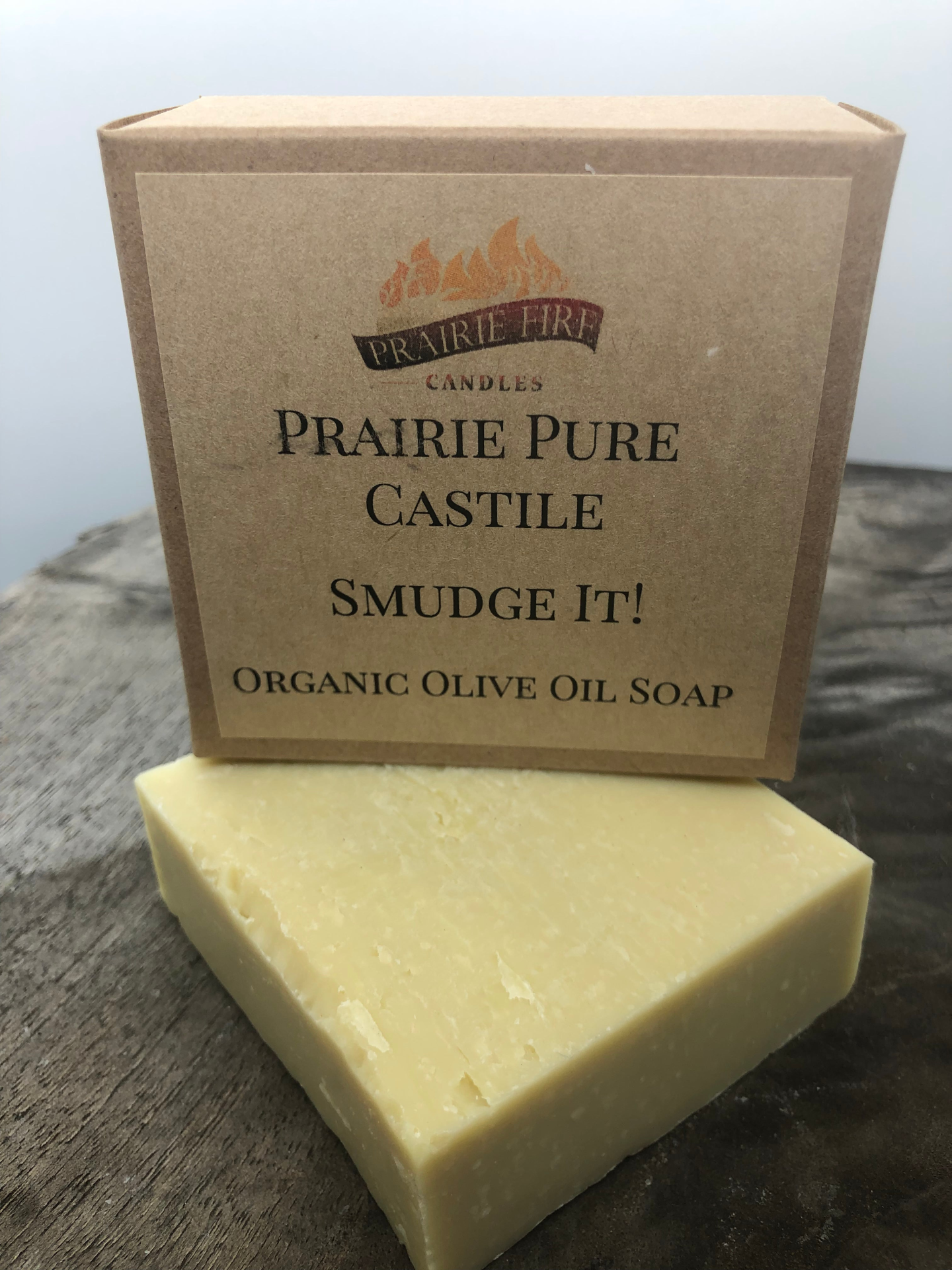 Smudge it! Real Castile Organic Olive Oil Soap for Sensitive Skin - Dye Free - 100% Certified Organic Extra Virgin Olive Oil