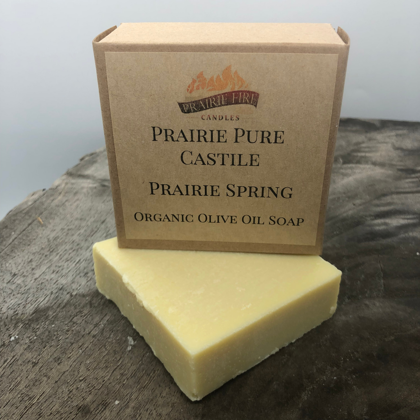 Prairie Spring Real Castile Organic Olive Oil Soap for Sensitive Skin - Dye Free - 100% Certified Organic Extra Virgin Olive Oil