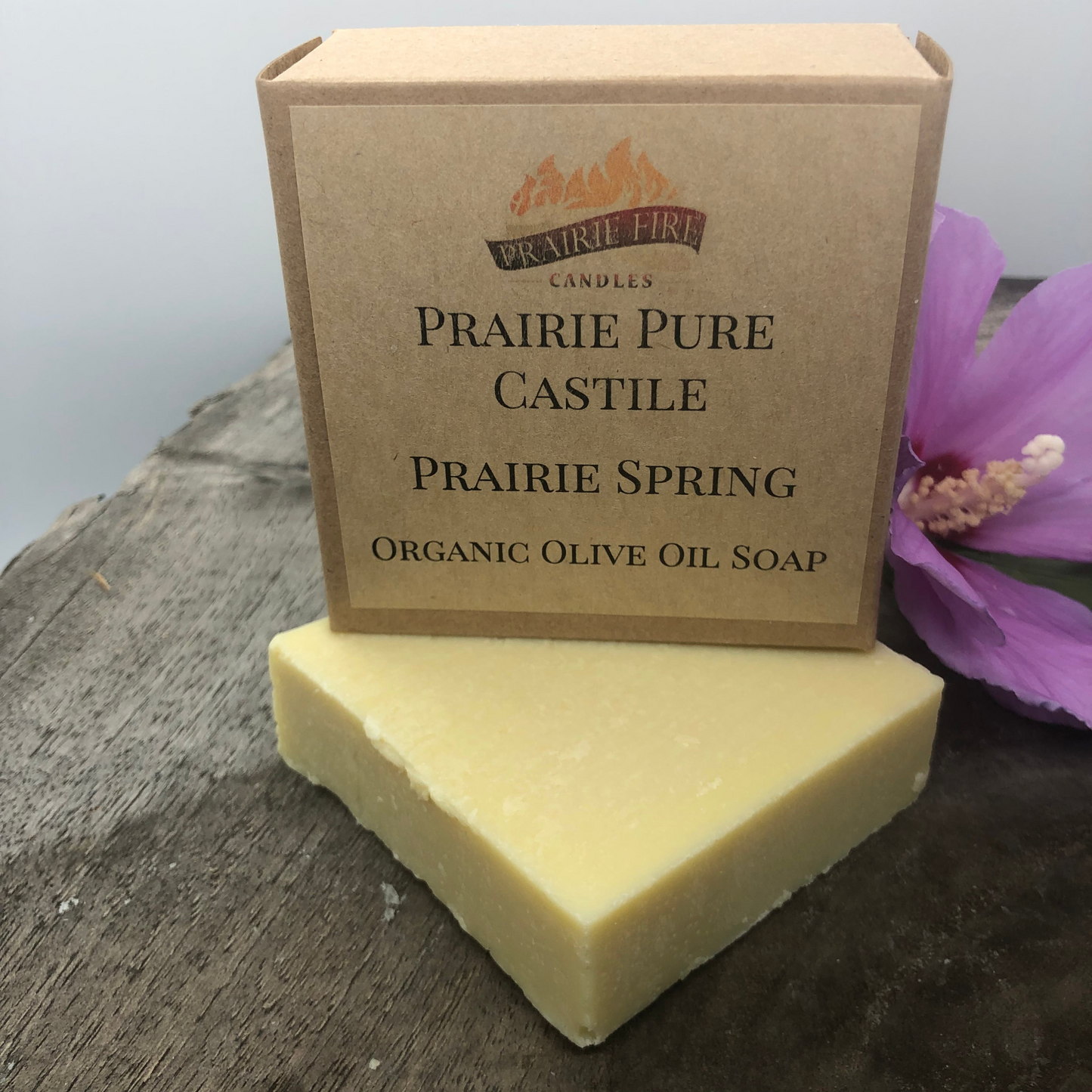 Prairie Spring Real Castile Organic Olive Oil Soap for Sensitive Skin - Dye Free - 100% Certified Organic Extra Virgin Olive Oil