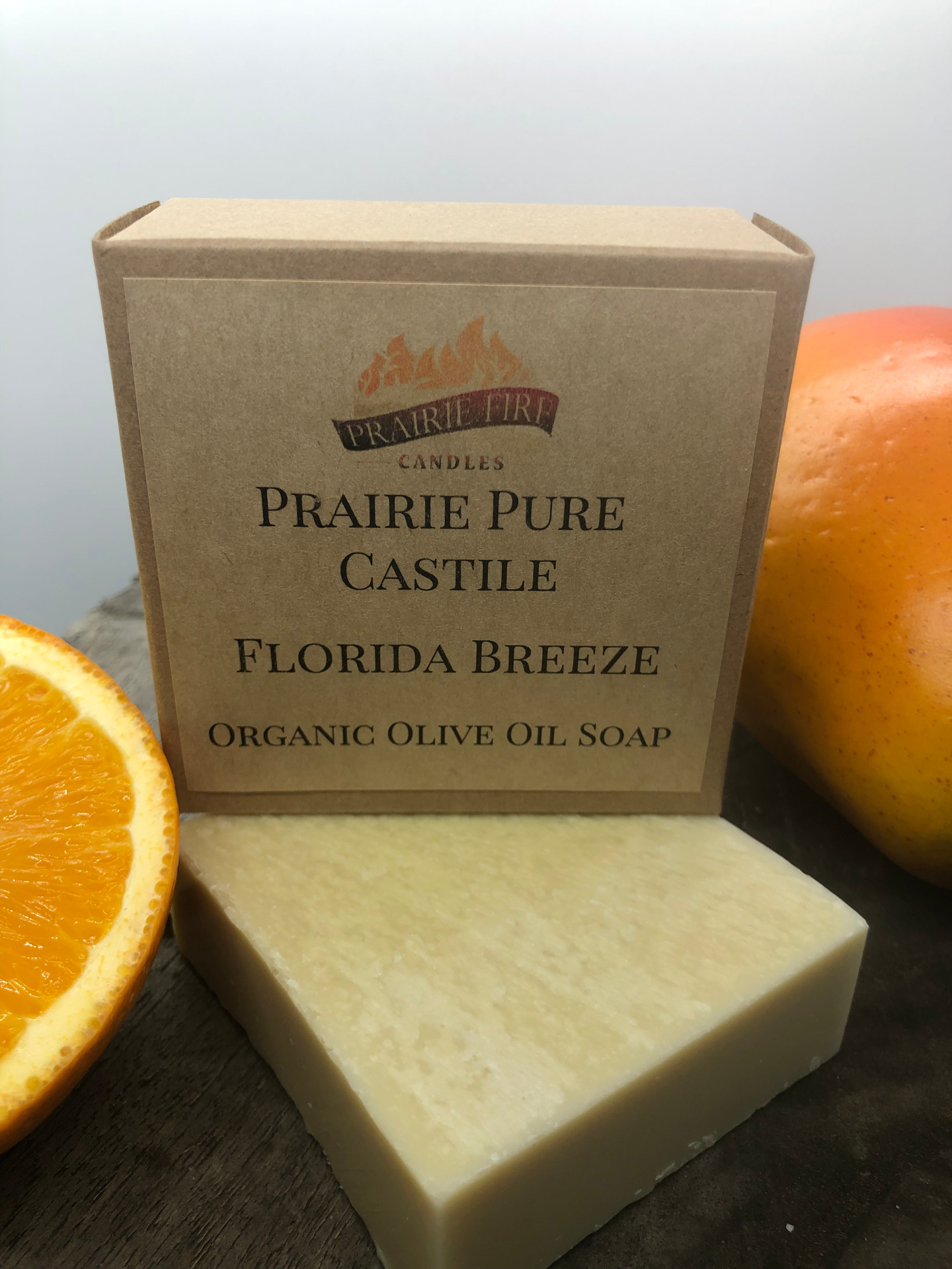 Florida Breeze Real Castile Organic Olive Oil Soap for Sensitive Skin - Dye Free - 100% Certified Organic Extra Virgin Olive Oil