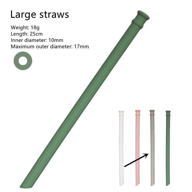 Silicone Straws Can Be Folded And Recycled Odorless Material Food Grade