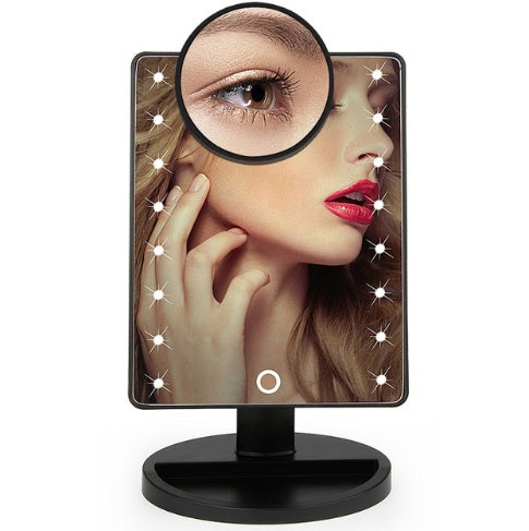 22 LED Light Touch Screen Makeup Mirror