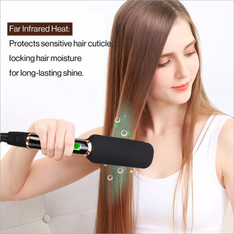 Infrared hair straightener