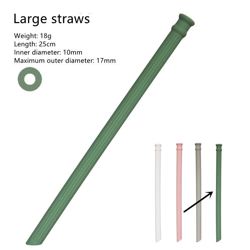 Silicone Straws Can Be Folded And Recycled Odorless Material Food Grade