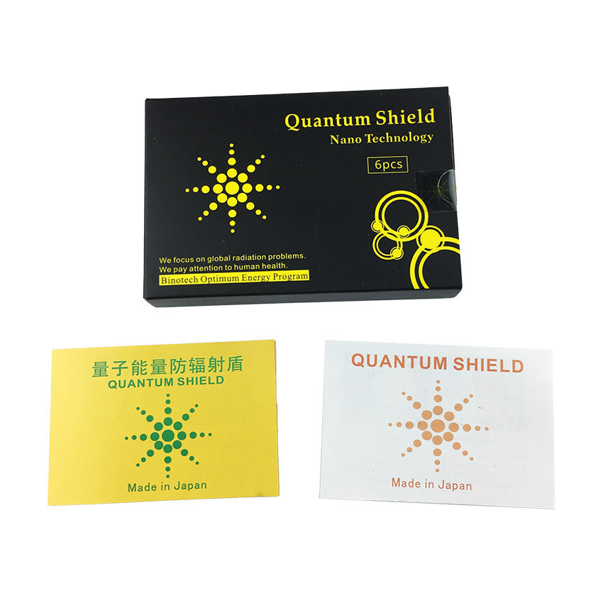 Cell phone radiation protection stickers