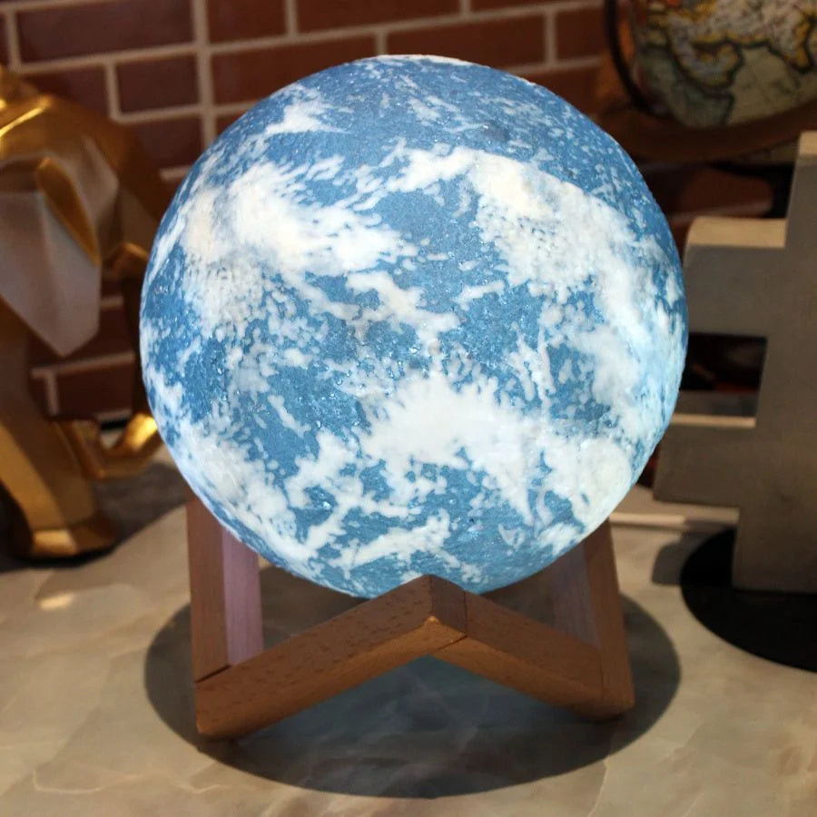 Planet Moon Light 3D Color Touch