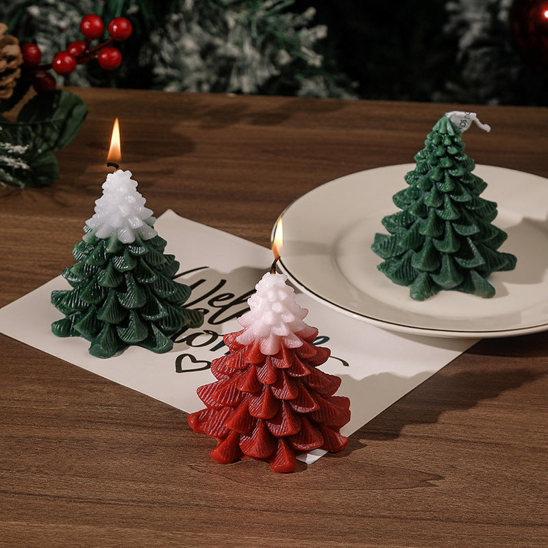 Christmas Tree Silicone Molds For DIY Christmas Creative Atmosphere Decoration Handmade Fragrant Candles