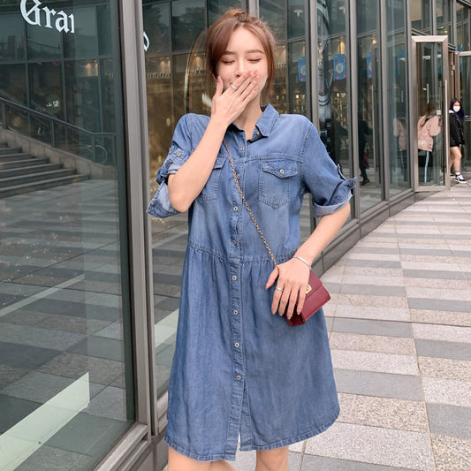 denim dress