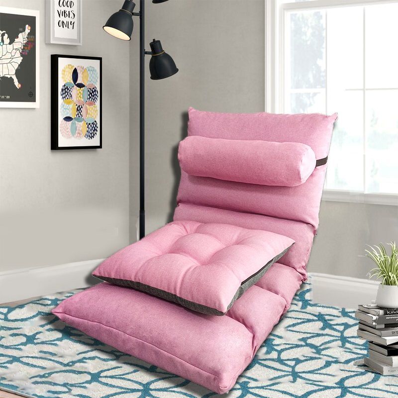 Lazy Sofa Tatami Single Small Sofa Bedroom Bed Backrest Cute Leisure