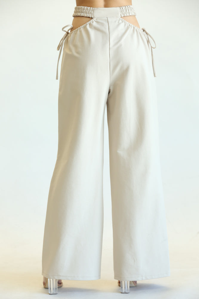 Kelly- High Waisted Cut Out Pants