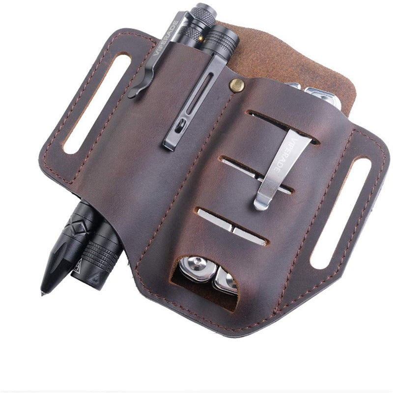 Tool storage leather case