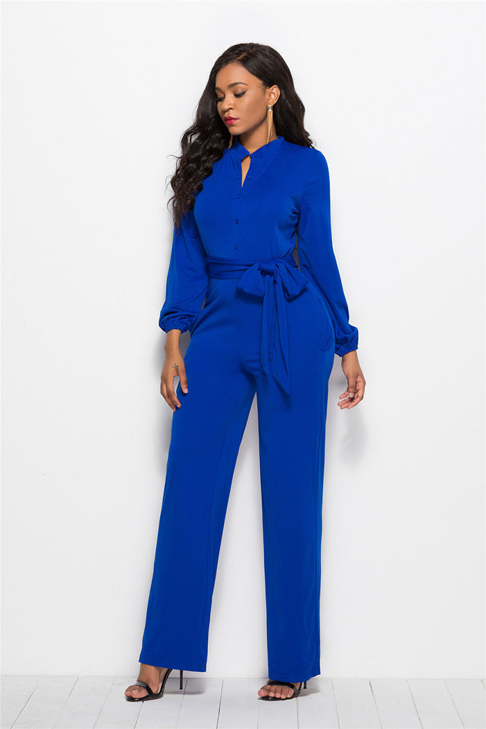 Woman plus large size jumpsuit casual