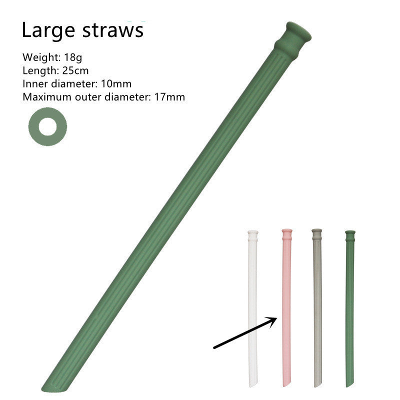 Silicone Straws Can Be Folded And Recycled Odorless Material Food Grade